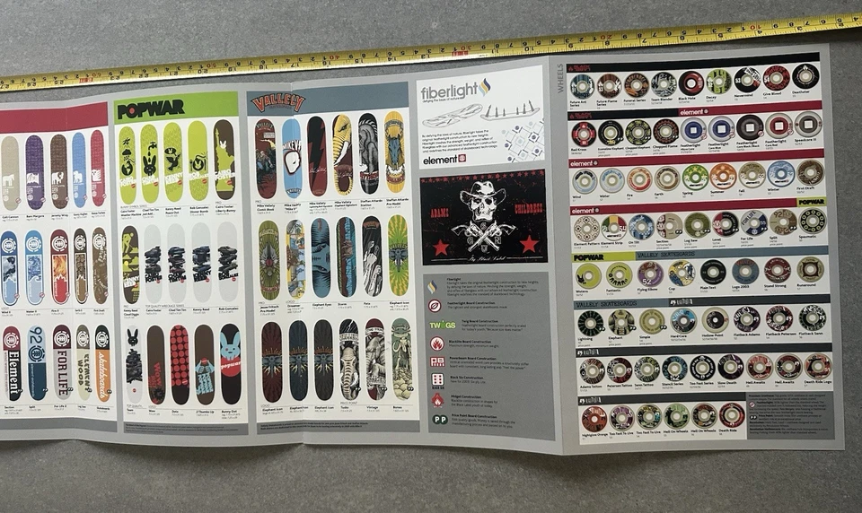 老式滑板谷 BKACK 标签 ELEMENT POPWAR DESTRUCTO CATALOG 2003 — 第 3/4 张图片