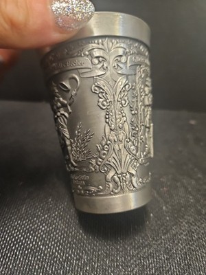 Vintage astrology Zinn-Becker Stuttgart Germany Collectible Pewter
