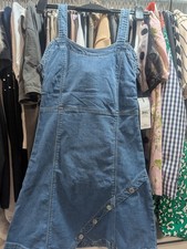 Girls Aged 12 BNWT Guess Blue Wash Stretch Denim Dress