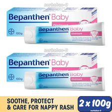 2x NEW BEPANTHEN BABY OINTMENT 100g TRIPLE ACTION For Nappy Rash  Skin Recovery