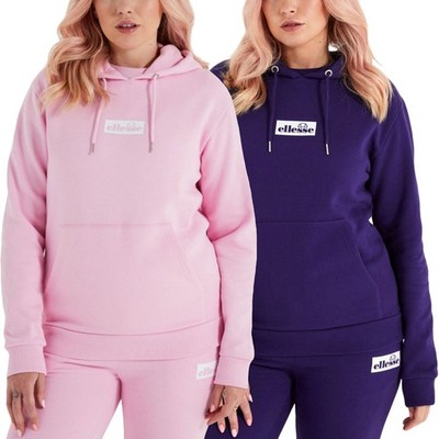 Ellesse Womens Totti Oh Hooded Pullover Sweatshirt Jumper Hoody Hoodie