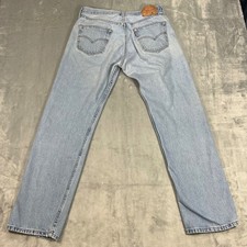 Vintage LEVI'S 501 Jeans Mens 36x32 90s Y2K Button Fly Straight Leg Denim USA