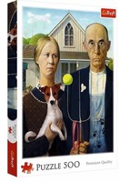 Puzzle 500El American Gothic Trefl 37526 Tr Trefl