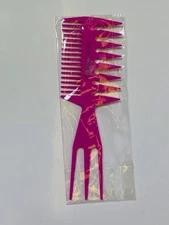 Pack of 20 Neo Curly Texturizing Tri-Comb WX-8294 Pink