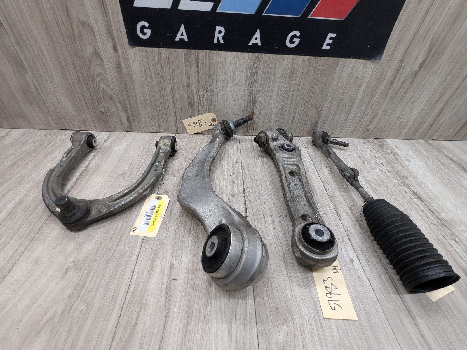 OEM BMW G12 G30 740 750 AWD Front Right Passenger Upper Lower Control Arm SET