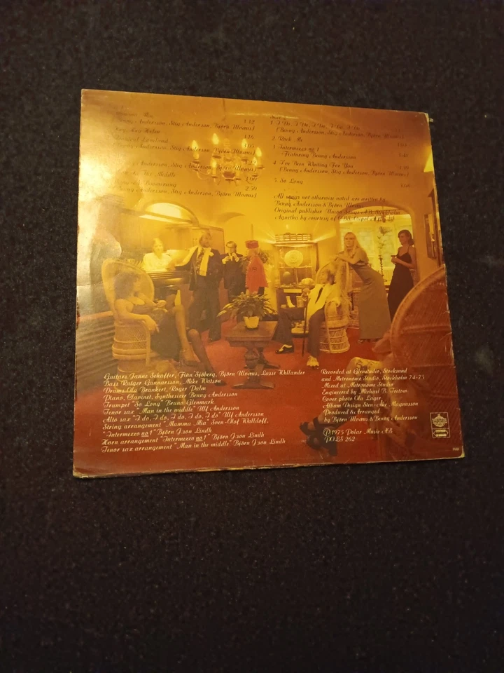 ABBA - Same ( Taxi) - LP - SWEDEN POLAR POLS 262 - Original 1975 - Image 2 of 4