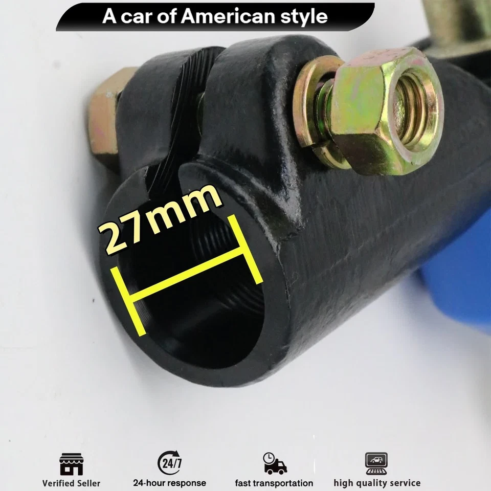 1 Pair LH+RH Auto Steering Tie Rod End For 1995-2013 UD 1800 2000 2300 - Image 2 of 4