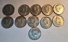 1964 kennedy half dollars....eleven coins