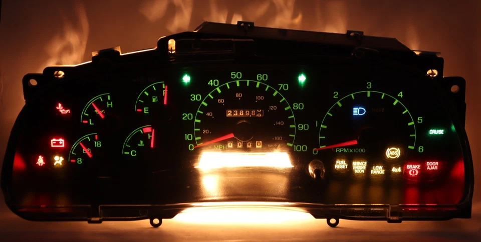 Cuadro de instrumentos de gas 99-01 Ford Excursion F-250 F-350 XC3F-10C956-A Foto 2 de 4