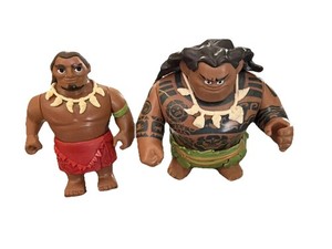 Disney 2024 Mattel MAUI DemiGod Moana 4" figurines
