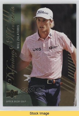 2024 Upper Deck Defining Moments Gold Will Zalatoris #DM-7 READ b8c