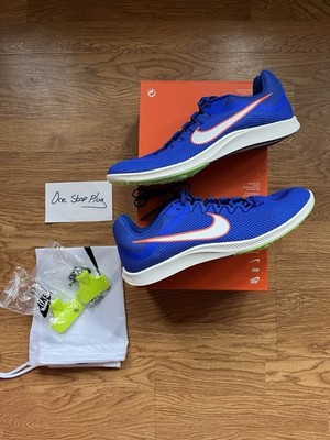Nike Rival Distance Racer Blue Sz 10.5 Track Spikes Running Shoes DC8725-401 NEW