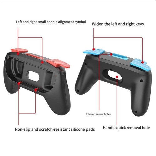 Poignée Comfort Grip pour Nintendo Switch2 légère et élégante lot de 2 - Photo 4/14