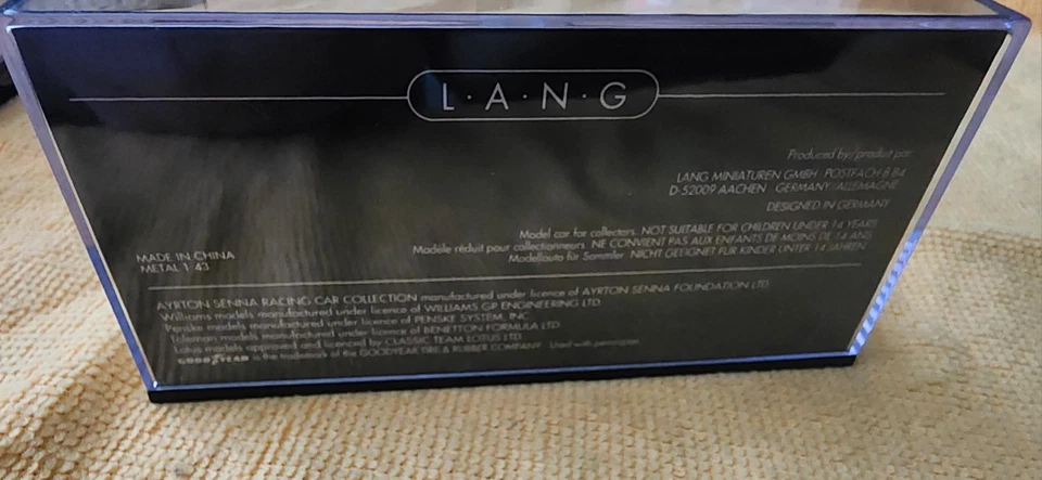 1:43 Minichamps Ayrton Senna Collection No. 14 Kart Model 1980/1993 Bercy - Image 3 of 3