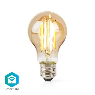 Nedis WiFiLRF10A60 SmartLife LED Light Bulb, Wi-Fi, E27, 806lm, 7