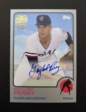 Gaylord Perry 2015 Topps Archives On Card Auto Hall Of Fame HOF #'d 016/199  