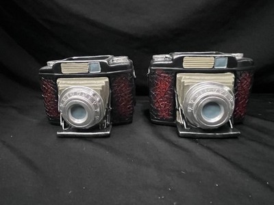 Set Of 2 M2c Bridge retro camera pen pencil holder