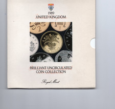 UNITED KINGDOM 1989 BRILLIANT UNC COIN COLLECTION