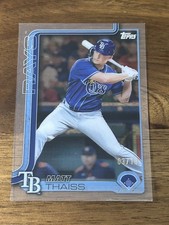 Matt Thaiss 2025 Topps Update Acetate SSP 3/10 Tampa Bay Rays