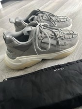 Amiri Bone Runner Shoes,  Gray,  Size 43 (US 10) - Brand New, 100% Authentic