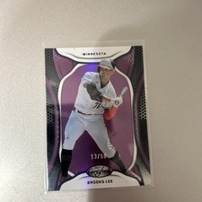 2023 Panini Certified Brooks Lee Mirror Purple Numbered /50 Twins Prospect