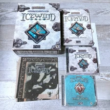 Icewind Dale Windows Big Box PC CD-ROM Game Near CIB Expansion Cloth Map 2000 B