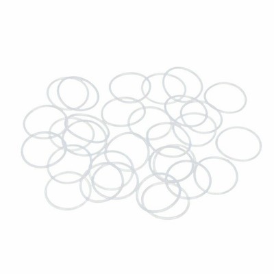 20Pcs Silicone O-Rings, 18mm OD, 16mm ID, 1mm Width, Seal Gasket White KD *yt