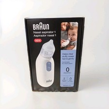 Braun Nasal Aspirator 1 Infant Kids Baby Electric Nose Cleaner New
