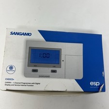 Sangamo CHPPR1 Choice Plus 1 Channel Programmer with Digital Display-white