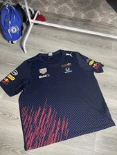 Puma Red Bull Racing Official Teamline T-Shirt 2021 Men’s Size XXL