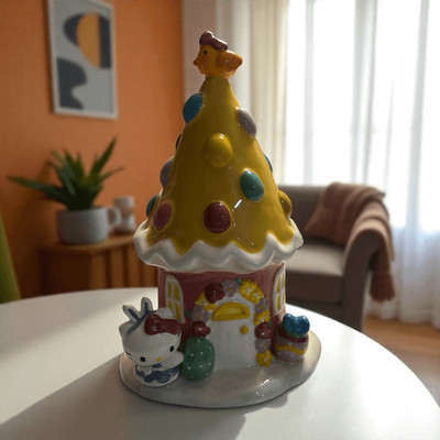 Blue Sky Hello Kitty Easter House Ceramic New Issue 2024