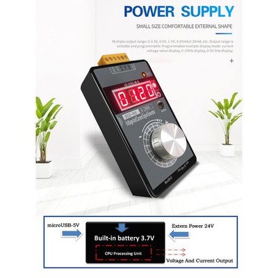Einstellbarer Signalgenerator Multifunktionale LED-Prüfung Tragbar DC 0-10V