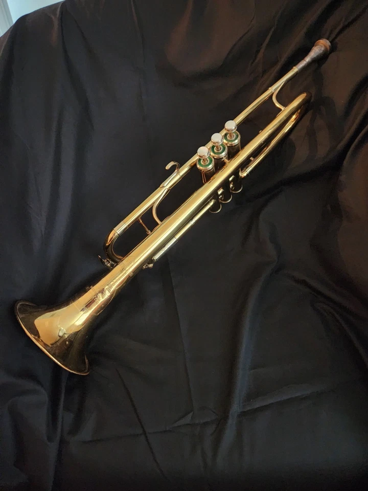 Trompeta de latón vintage 1940 H. N. White Cleveland Superior por King Craftsmen Foto 4 de 4