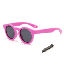 UV400 Protective Children s Sunglasses Silicone Frame with Adjustable Neck Cord