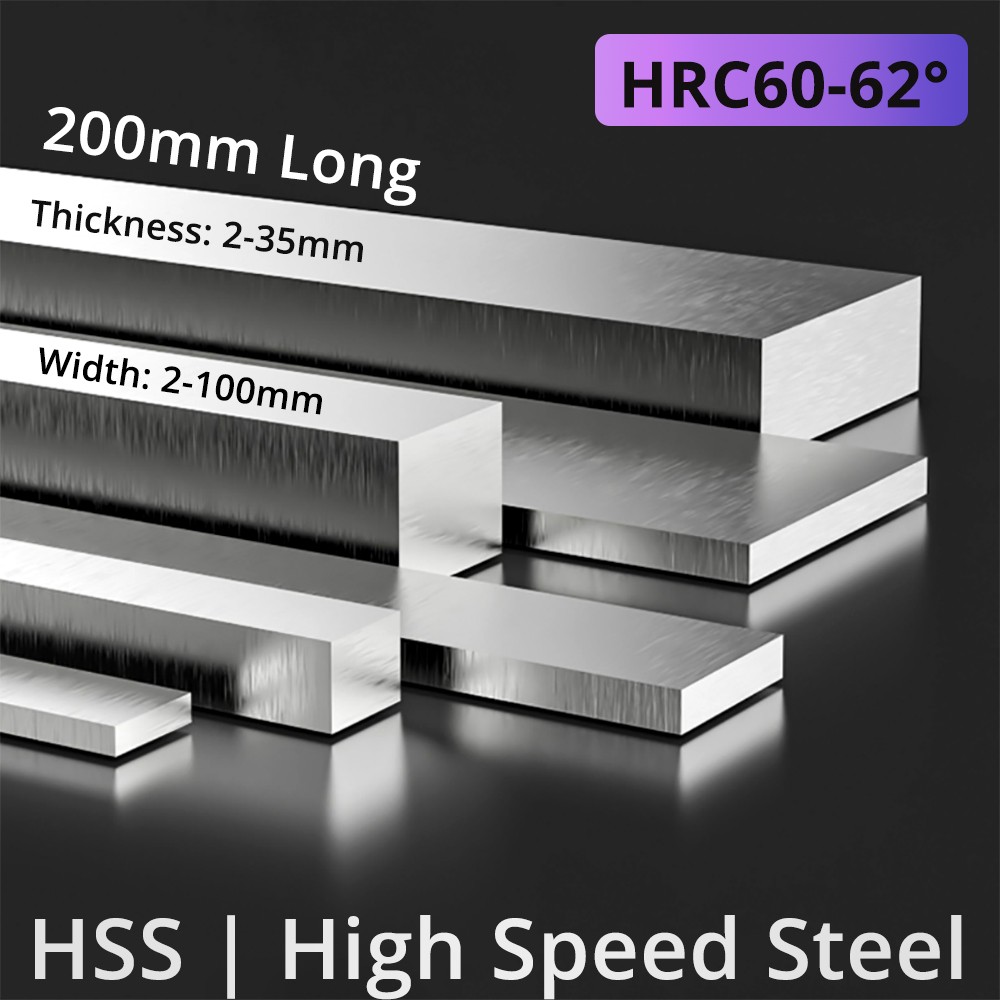 HSS Flat Bar Strip High Speed Steel Lathe Turning Tool 0.5-3