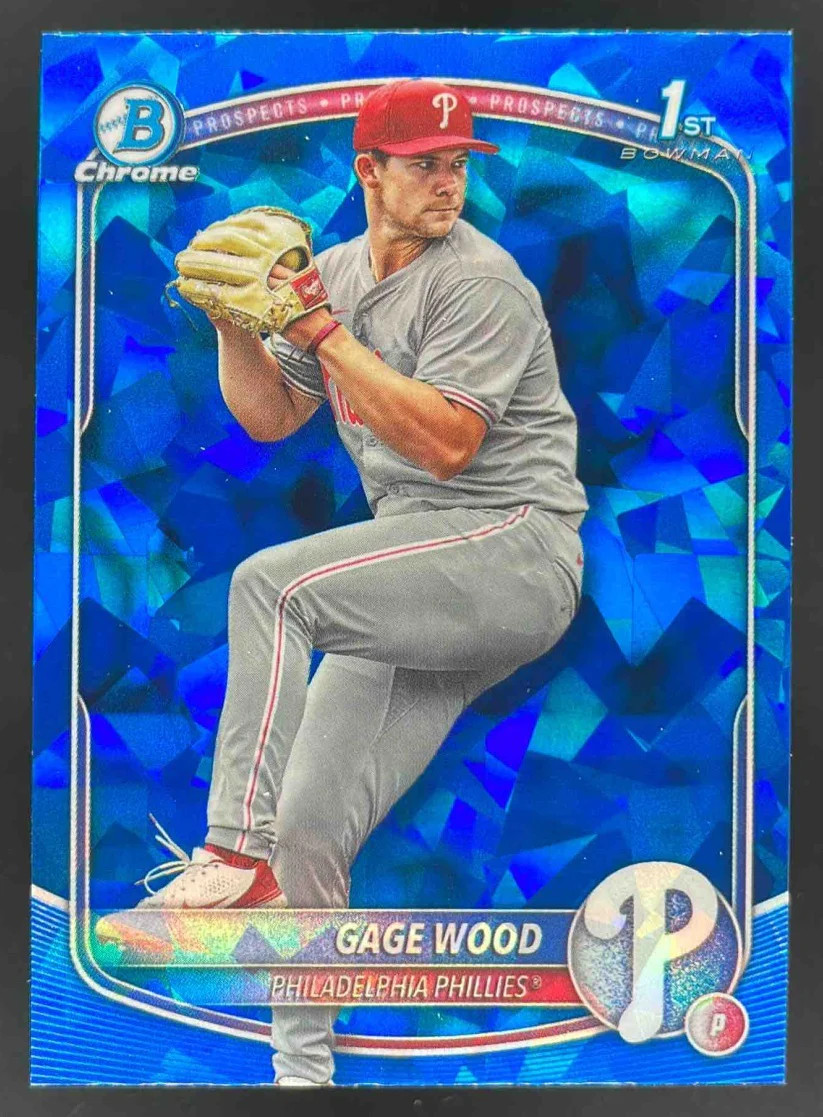 2025 Bowman Draft Sapphire Chrome #BDC-4 Gage Wood RC
