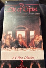 The Life Of Christ VHS 2 Pack Video box set 6 volumes on 2 tapes  NEW 