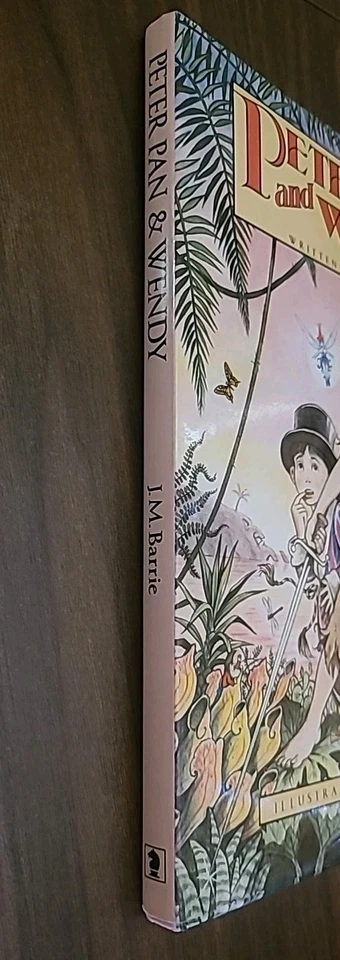 Peter Pan: Peter Pan and Wendy by J. M. Barrie (1984, HARDCOVER w/DJ) RARE - Image 2 of 4
