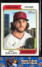 Zac Gallen 2023 Topps Heritage #143 Arizona Diamondbacks Baseball