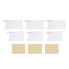 3 Set LCD Screen Protector for 3DS Tempered Glass Top Screen Protector and HD