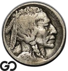 1913-D Buffalo Nickel, Type 2, Tougher Date Denver Mint Issue