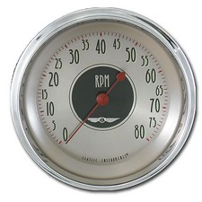 Classic Instruments All American Nickel Series Tach 5 Hot Rod Street An71slc