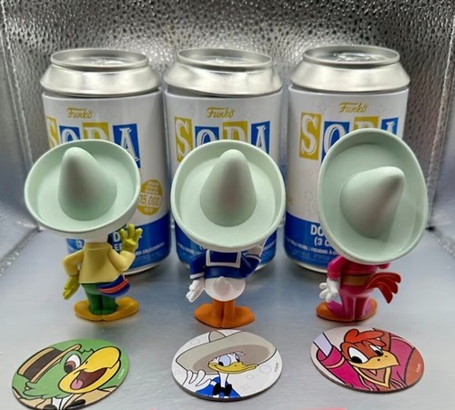 FUNKO SODA DONALD DUCK 3 CABALLEROS~Jose Chase & PANCHITO Chase + Common - Picture 2 of 2