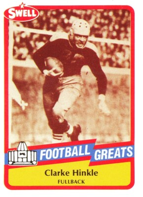SWELL Clarke Hinkle PACKERS Bucknell BISON HOF