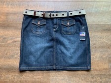 NWT Tommy Hilfiger Women's Size 10 Blue Denim 4 Pocket Style Skirt