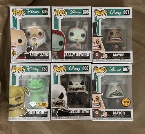 Funko Pop! Disney Pesadilla Antes De Navidad TÚ ELIGES Lote 805-808, 230