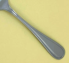 ROGERS CO RIDGEWOOD GLOSSY STAINLESS FLATWARE OUTLINED EDGE FRONT & BACK CHOICE