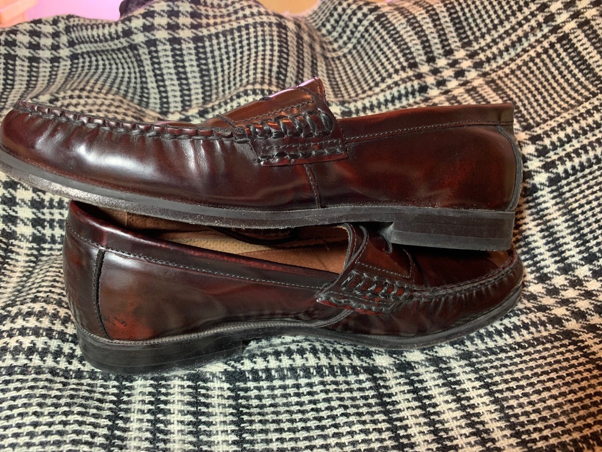 Johnston & Murphy Burgundy‎ Polished Pannell Penny Loafers 20-6283 Men\'s 11 M Johnston & Murphy AINSWORTH Penny Loafer - Mahogany 20-7796  main image 4