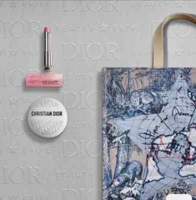   DIOR   Around The World VIP Set - Tote Bag, Full-Sized Le Baume & Lip Glow