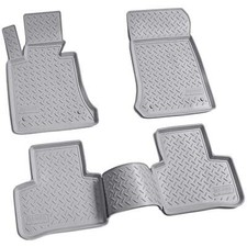 3D Gummi Fussmatten passend f&uuml;r MERCEDES GLK | X204 | BJ 2008-2015 | grau